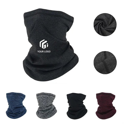 Winter fleece soft warm outdoor thickened mask neck scarf