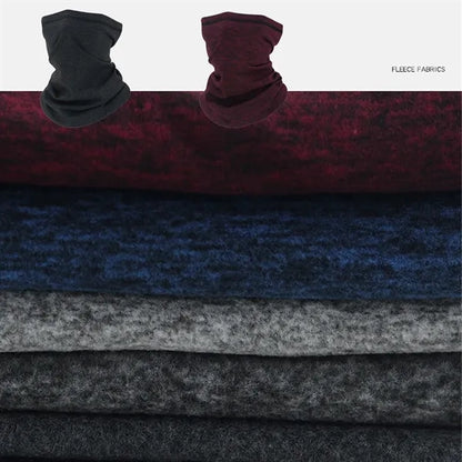 Winter fleece soft warm outdoor thickened mask neck scarf