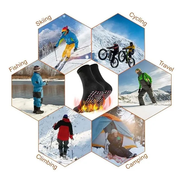 Outdoor hunting hiking winter thermal warm unisex socks