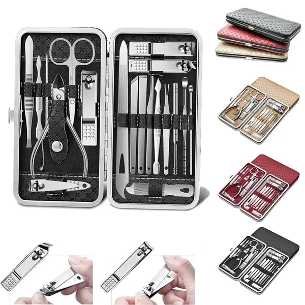 19 Pieces Professional Nail Clippers Set