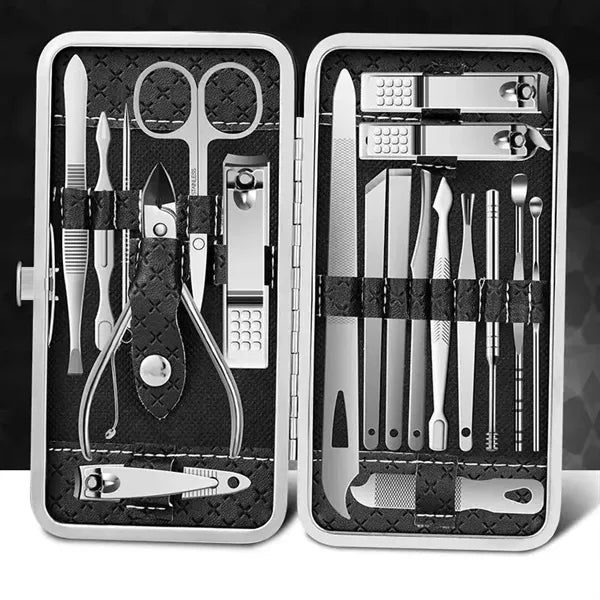 19 Pieces Professional Nail Clippers Set