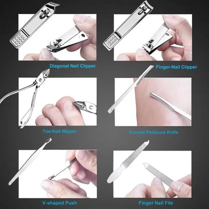 19 Pieces Professional Nail Clippers Set
