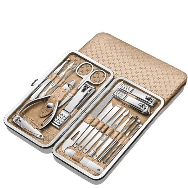 19 Pieces Professional Nail Clippers Set
