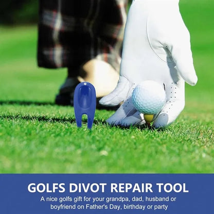 Portable Plastic Green Fork Golf Divot Repair Tool