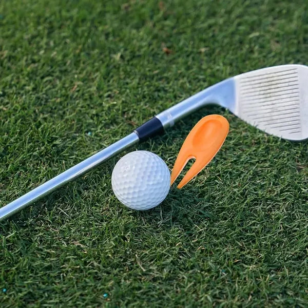 Portable Plastic Green Fork Golf Divot Repair Tool