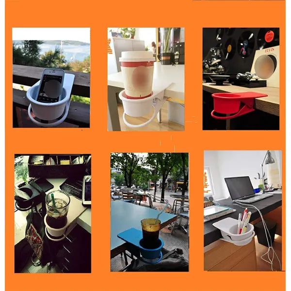 Multifunctional colorful desktop cup storage holder clip