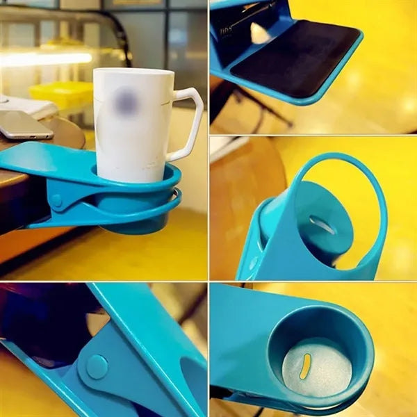 Multifunctional colorful desktop cup storage holder clip