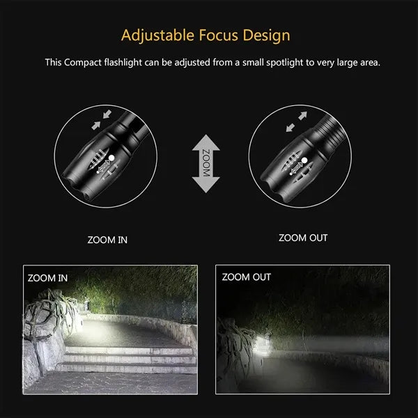 Outdoor extremely bright long life LED lighting flashlight