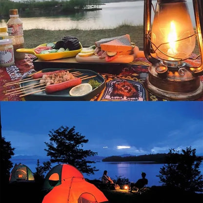Retro Camping Lanterns Outdoor Oil Lamp for Home  Ornament