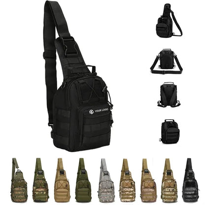 Versatile lightweight portable outdoor crossbody chest bag