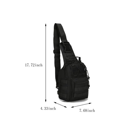 Versatile lightweight portable outdoor crossbody chest bag
