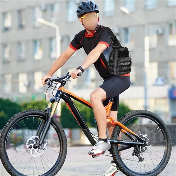 Versatile lightweight portable outdoor crossbody chest bag