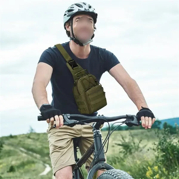 Versatile lightweight portable outdoor crossbody chest bag