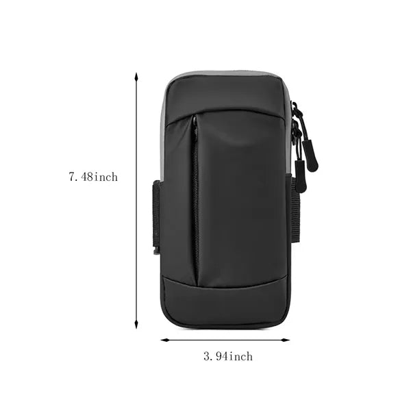 Waterproof sports running armband cell phone purse holder