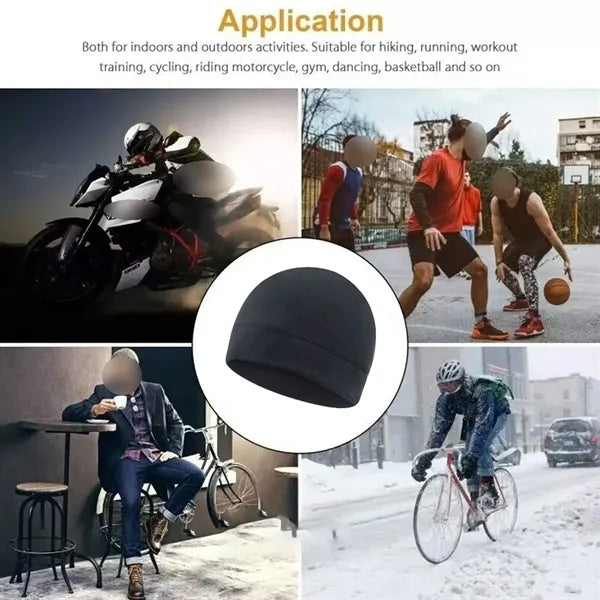 Outdoor sports cycling cold-proof soft brimless hat