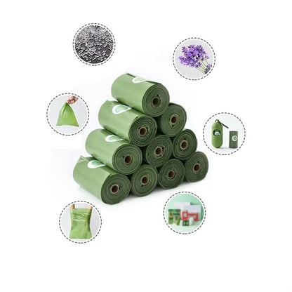 Ultra Thick Leak-Proof Cat Pets Dispenser and 4 Dog Poop Bag