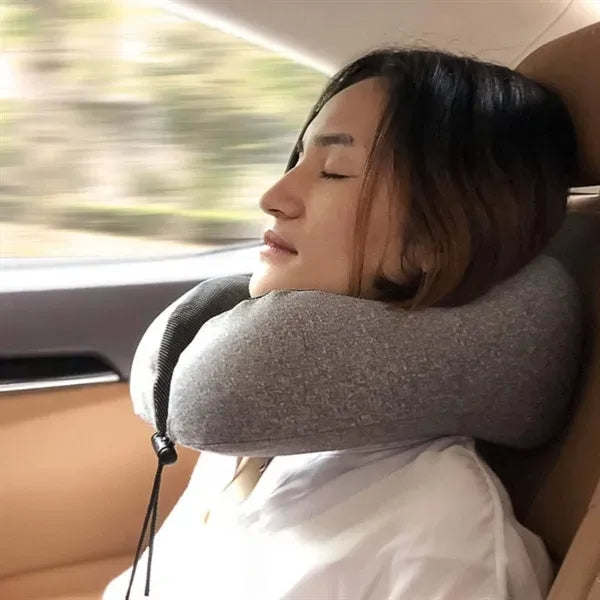 Neck Pillow 100% Pure Memory Foam Travel