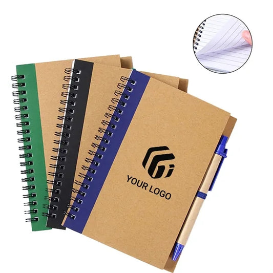 Portable multi-purpose 360-degree flip coil notebook