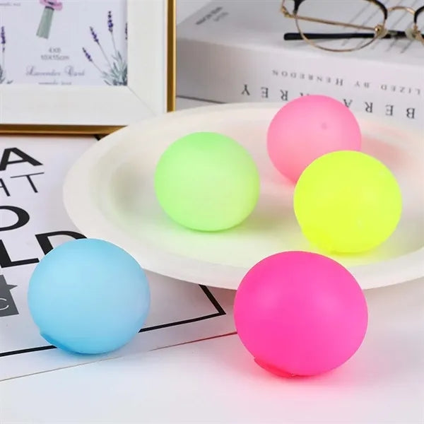 Vent squeeze pinch fun toy color change decompression ball