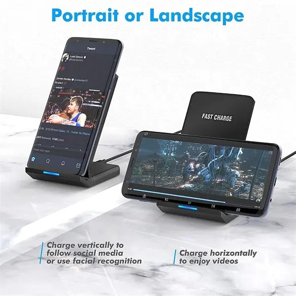 15W Fast Wireless Charging Stand