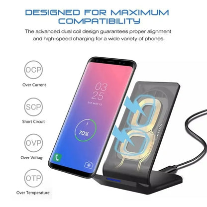 15W Fast Wireless Charging Stand