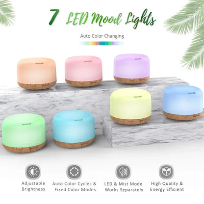 500ml Essential Oil Diffuser with  Set