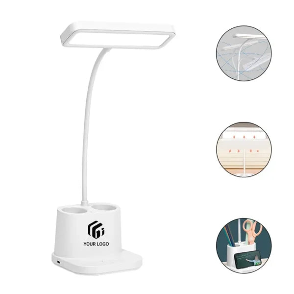 Home office room study eye protection pen holder desk lamp