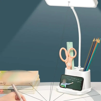 Home office room study eye protection pen holder desk lamp