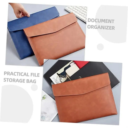 Large capacity portable practical A4 document storage bag