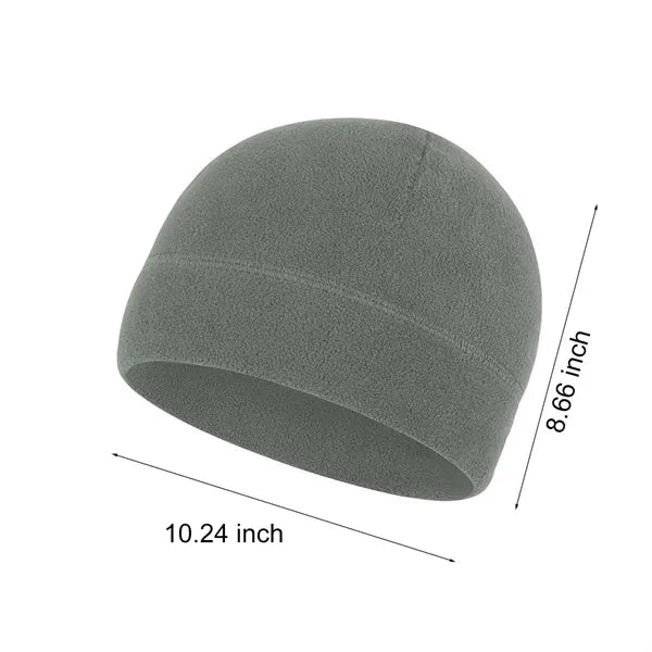 Skiing skating sports unisex fleece cap winter warm beanie
