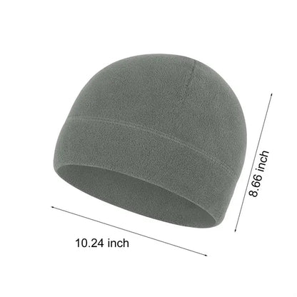 Skiing skating sports unisex fleece cap winter warm beanie