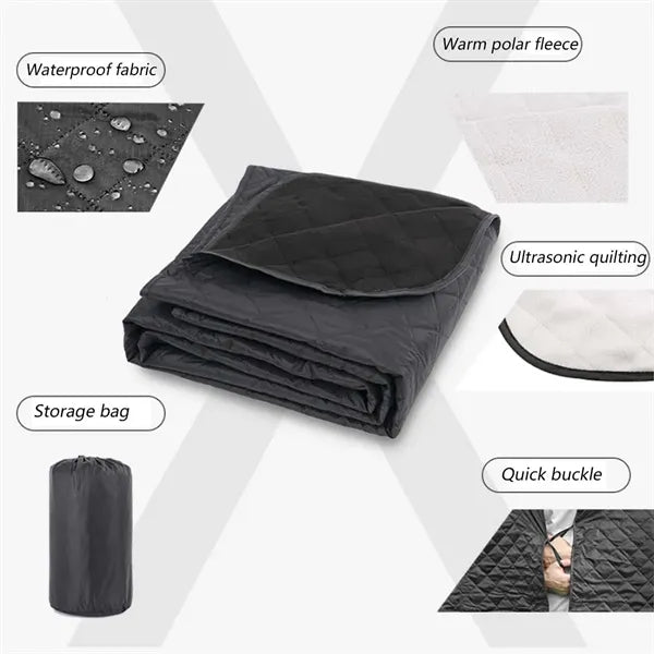 Outdoor beach hiking stadium park waterproof camping blanket