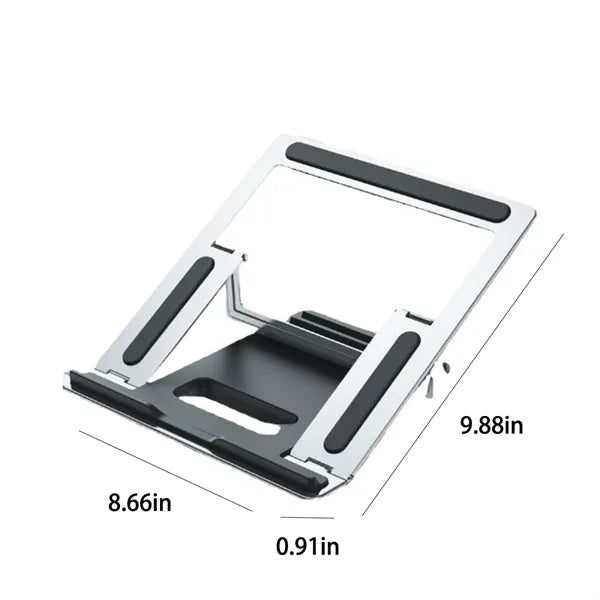 Ergonomic Aluminum Foldable Adjustable Laptop Stand