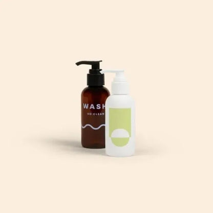 4 OZ WASH WITH PUMP CAP - DIRECT PRINT
