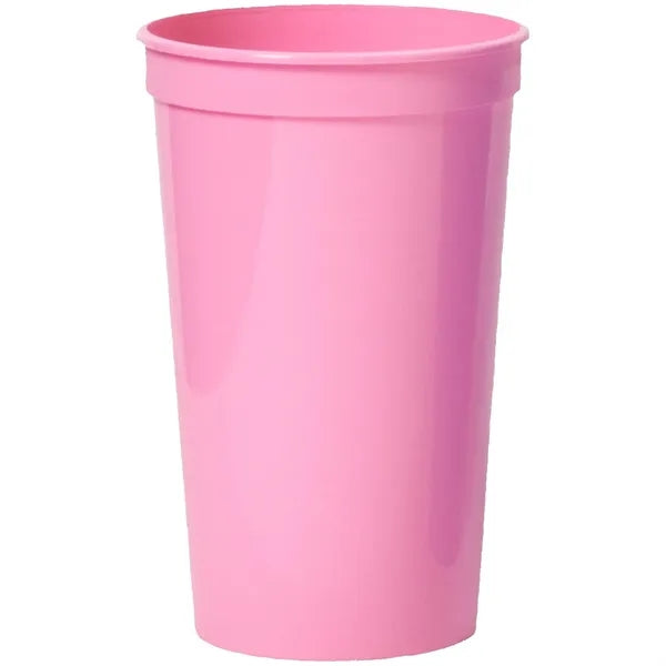 22 Oz. Smooth Stadium Cup (Screen Printed)