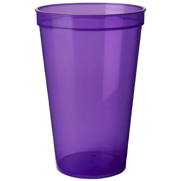 22 Oz. Smooth Stadium Cup (Screen Printed)