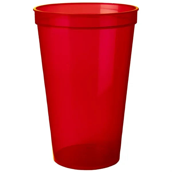 22 Oz. Smooth Stadium Cup (Screen Printed)
