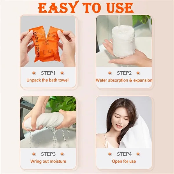 Portable Compressed Bath Towel