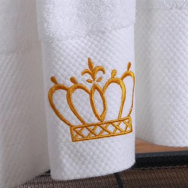 Luxury White Bath Towel Set of 3 Pieces