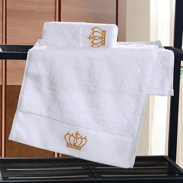 Luxury White Bath Towel Set of 3 Pieces