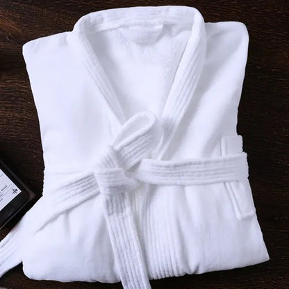 Lightweight Full-Length Waffle Kimono Bathrobe