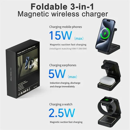 Foldable Travel Wireless Charger