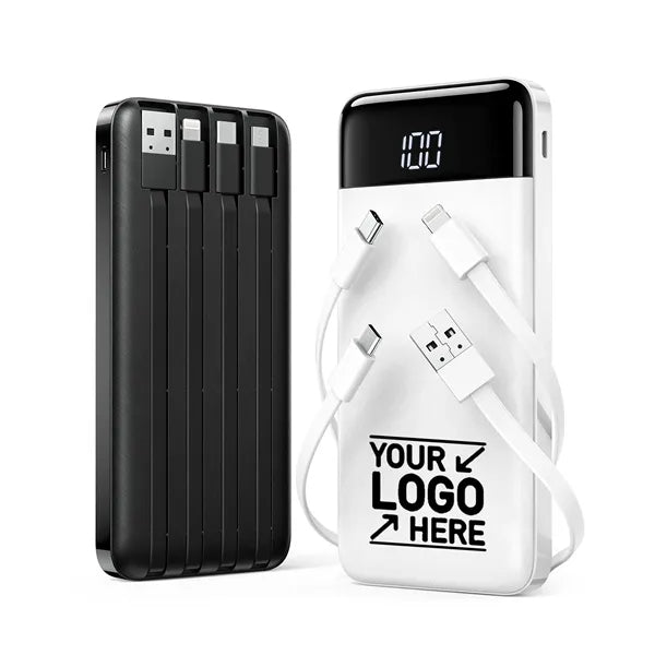 Portable Chargers with Built in Cables