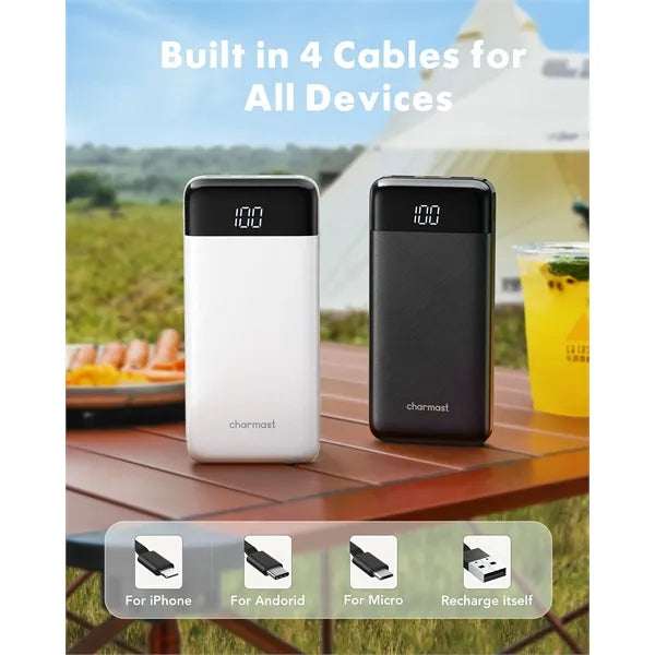Portable Chargers with Built in Cables