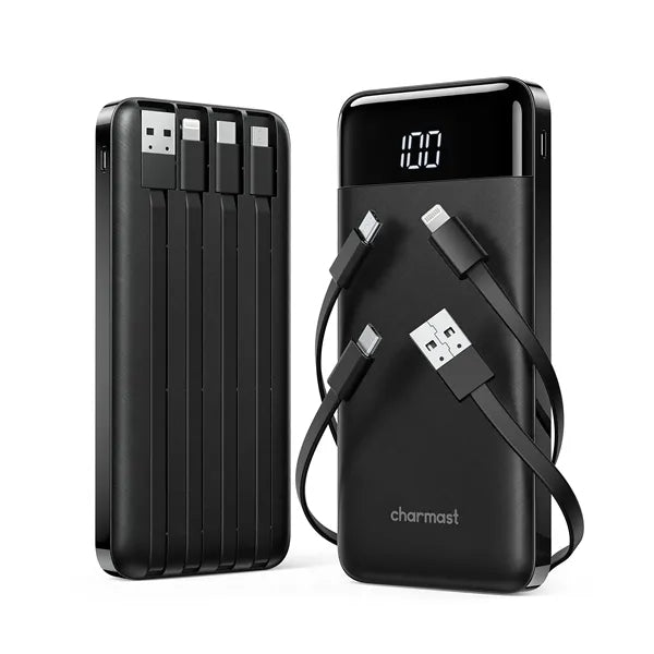 Portable Chargers with Built in Cables