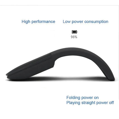 Sleek ultra slim ergonomic design wireless Bluetooth mouse