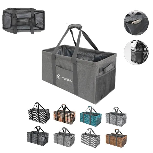 Large capacity foldable multifunctional portable handbag