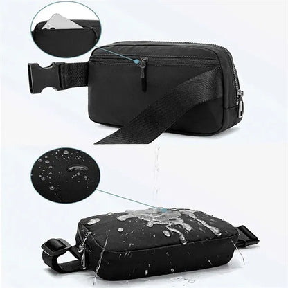 Trendy Waterproof Travel Fanny Pack Bag For Women Men