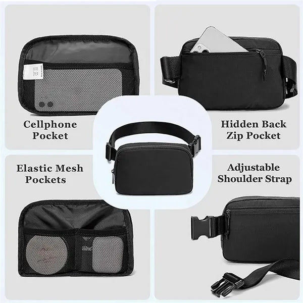 Trendy Waterproof Travel Fanny Pack Bag For Women Men