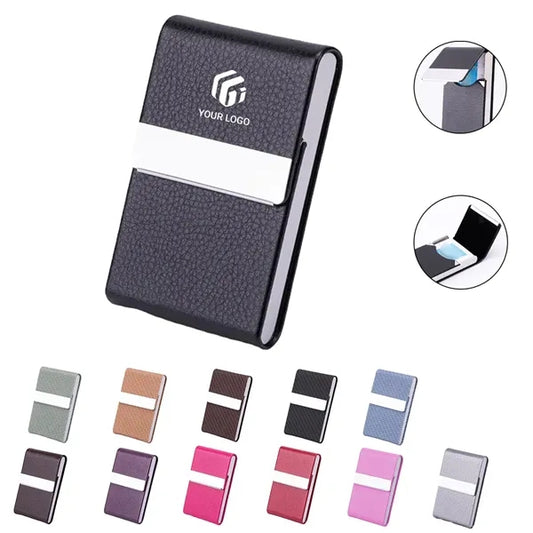 High-end fashion portable customizable business card box